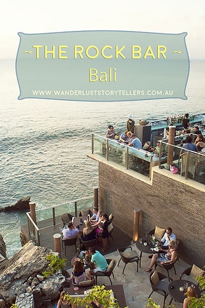 One of the top 30 hotel bars in the world! The Rock Bar Bali