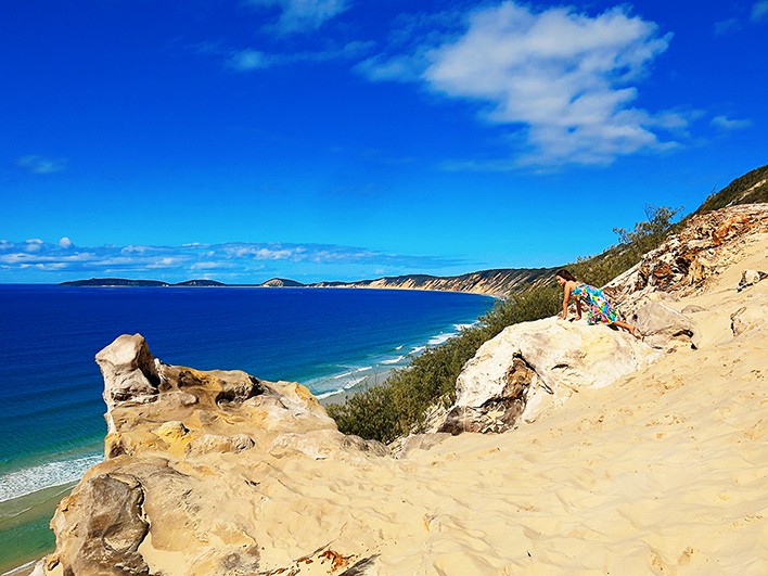 Rainbow Beach in Queensland
