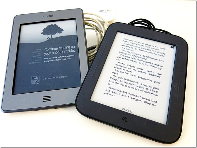 Kindle readers for books