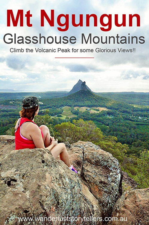 Climbing Mt Ngungun on the Glasshouse Mountains, Sunshine Coast in Australia. Click the pic to read more!