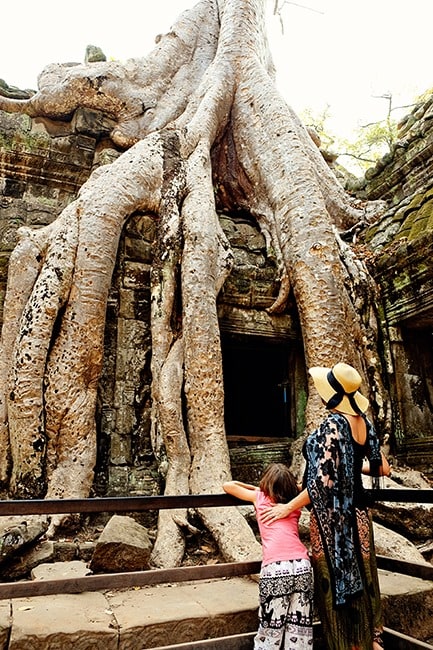 Ta Prohm with Kids