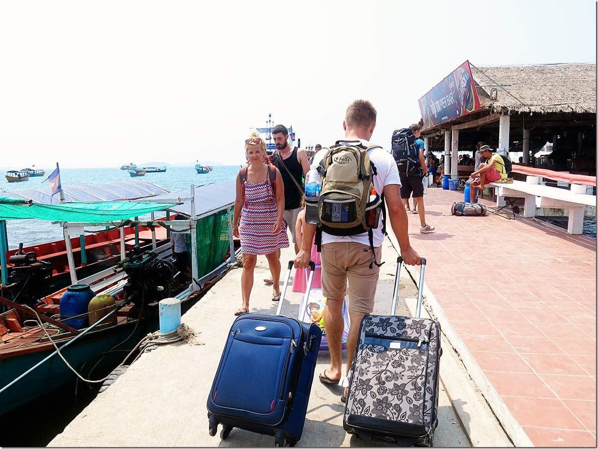 Boat to Koh Rong Samloem Island