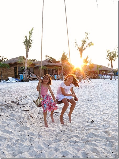 Koh Rong Samloem Island Sunset Swing