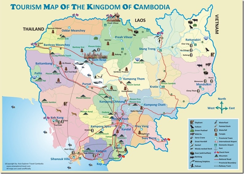 Map of Cambodia