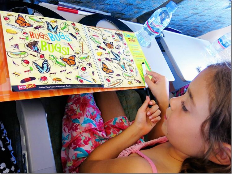 Games for kids on the plane - Flying with Kids