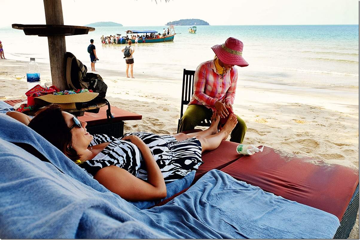 Massages on Otres Beach Cambodia