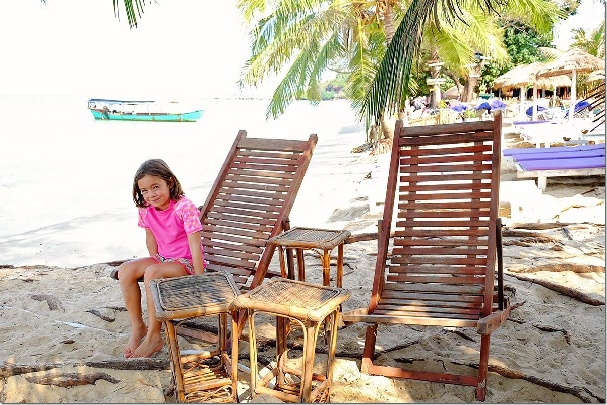 Rustic Beach Bungalow furniture on Otres Beach Cambodia