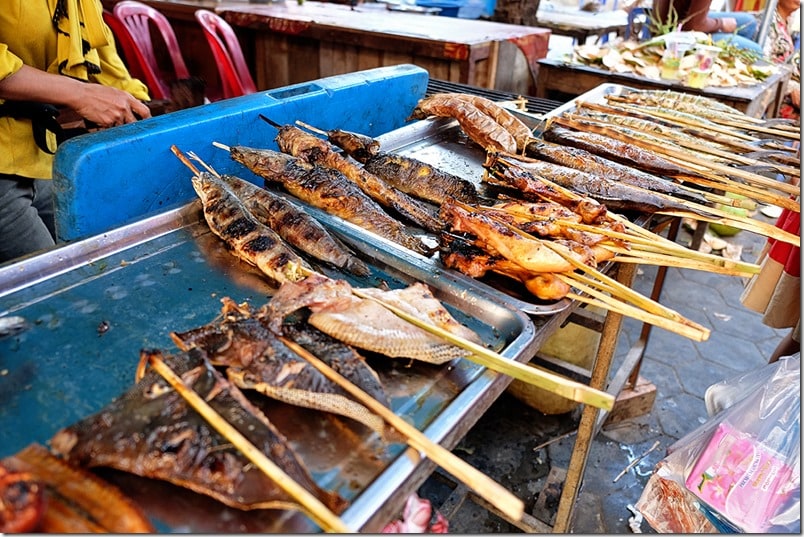 Seafood at the Kep Crab Markets