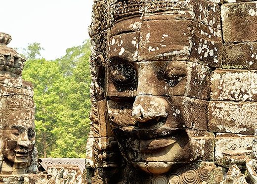 Bayon Statue in Cambodia