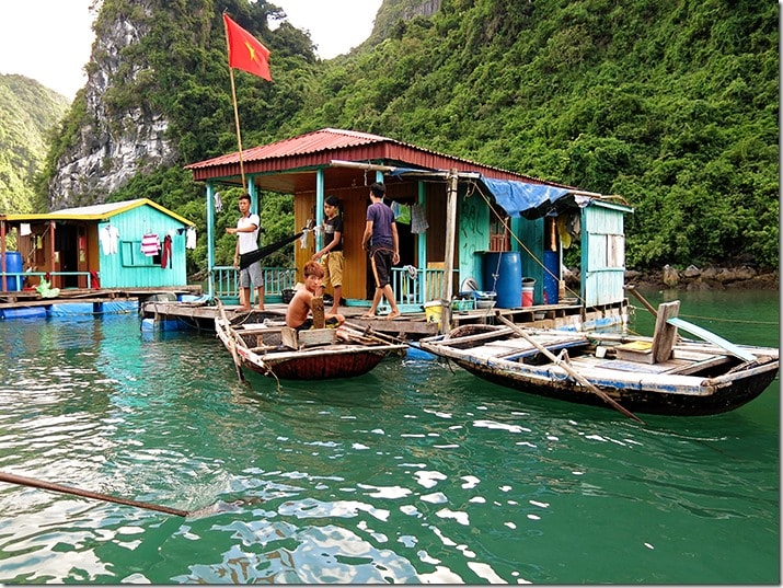 Halong Bay floating village