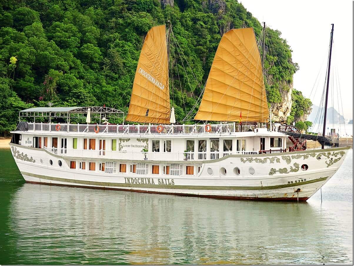 Luxury Cruise with Indochina Sails on Halong Bay, Vietnam