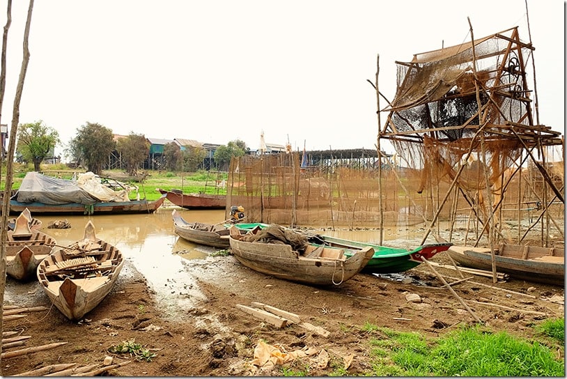 Kampong Khleang Floating Fishing Village on Tonle Sap