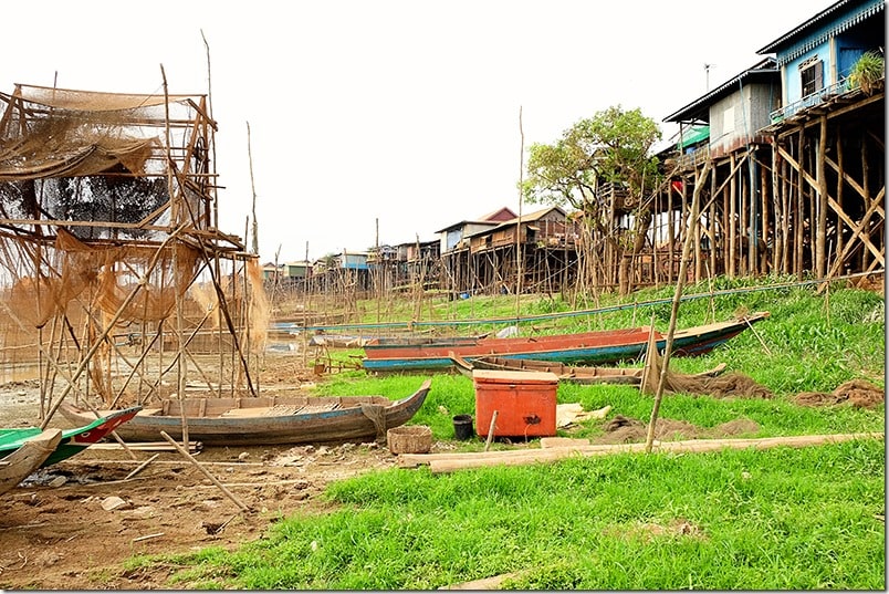 Kampong Khleang Floating Fishing Village on Tonle Sap