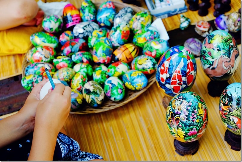 Balinese Egg Painting Class