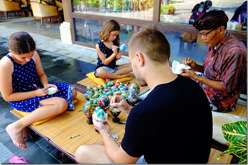 Jimbaran Bali Puri Egg Painting Class