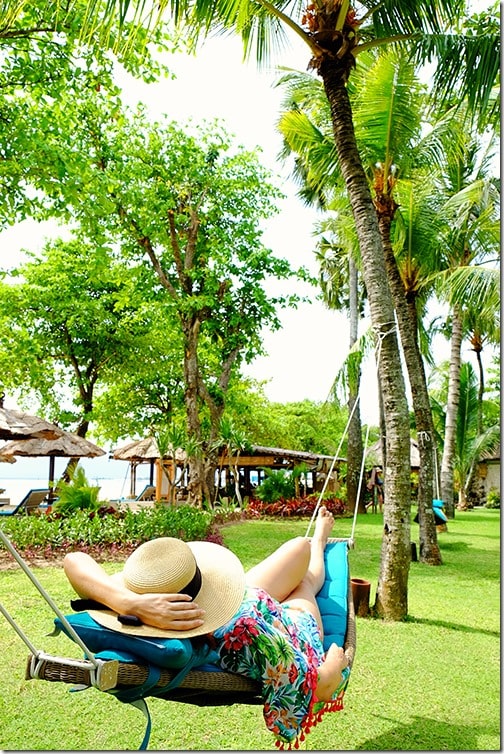 Relaxing at Belmond Jimbaran Puri Bali Resort