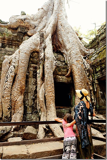 Ta Prohm with Kids