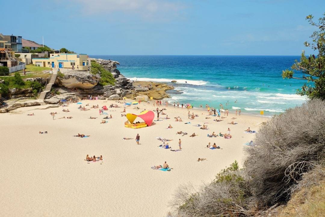 Tamarama Beach along the Bondi to Coogee Beach Coastal Walk