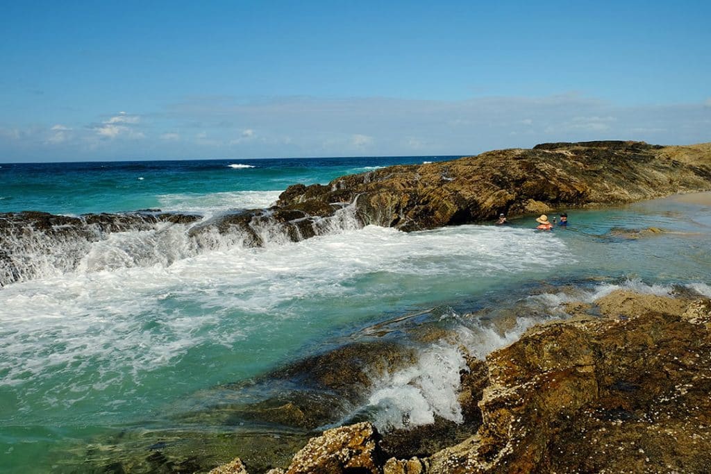 Champagne Pools Moreton Island