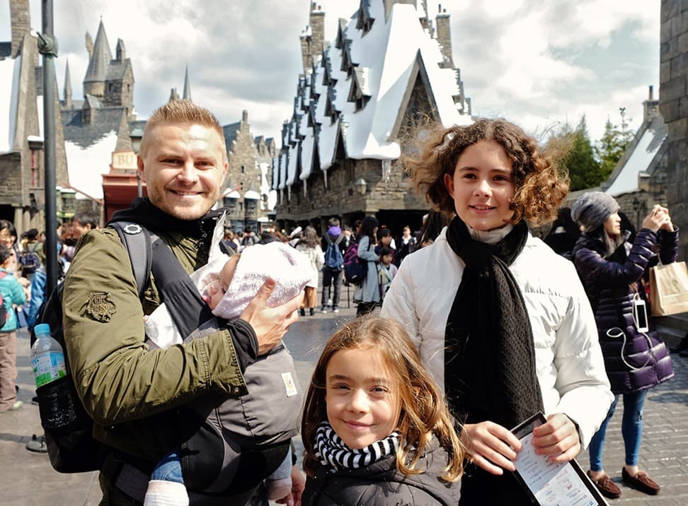 Girls Enjoying Universal Studios