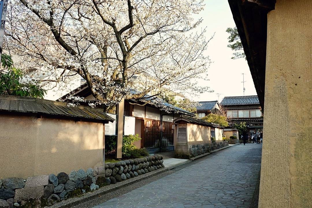 Kanazawa Samurai Nagamachi District, Japan, view from the street