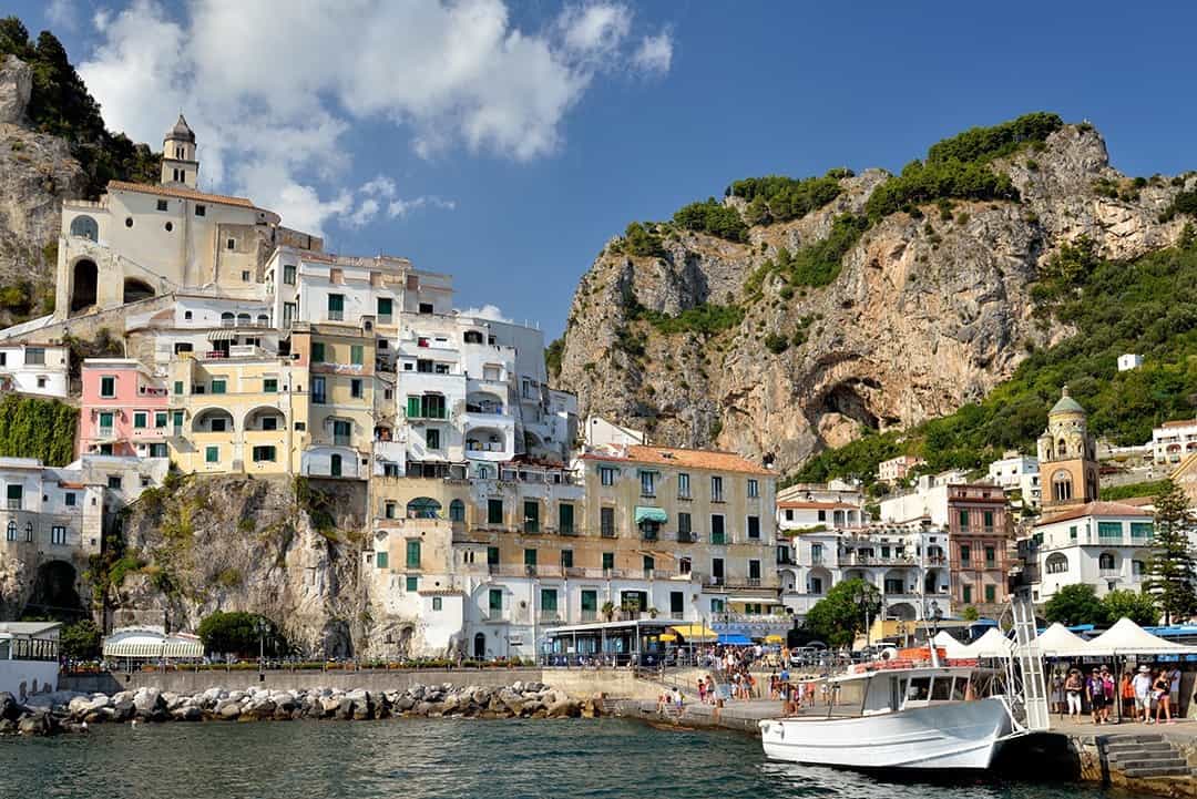  beste stad om te verblijven aan de kust van Amalfi / Amalfi, Campanië, Italië