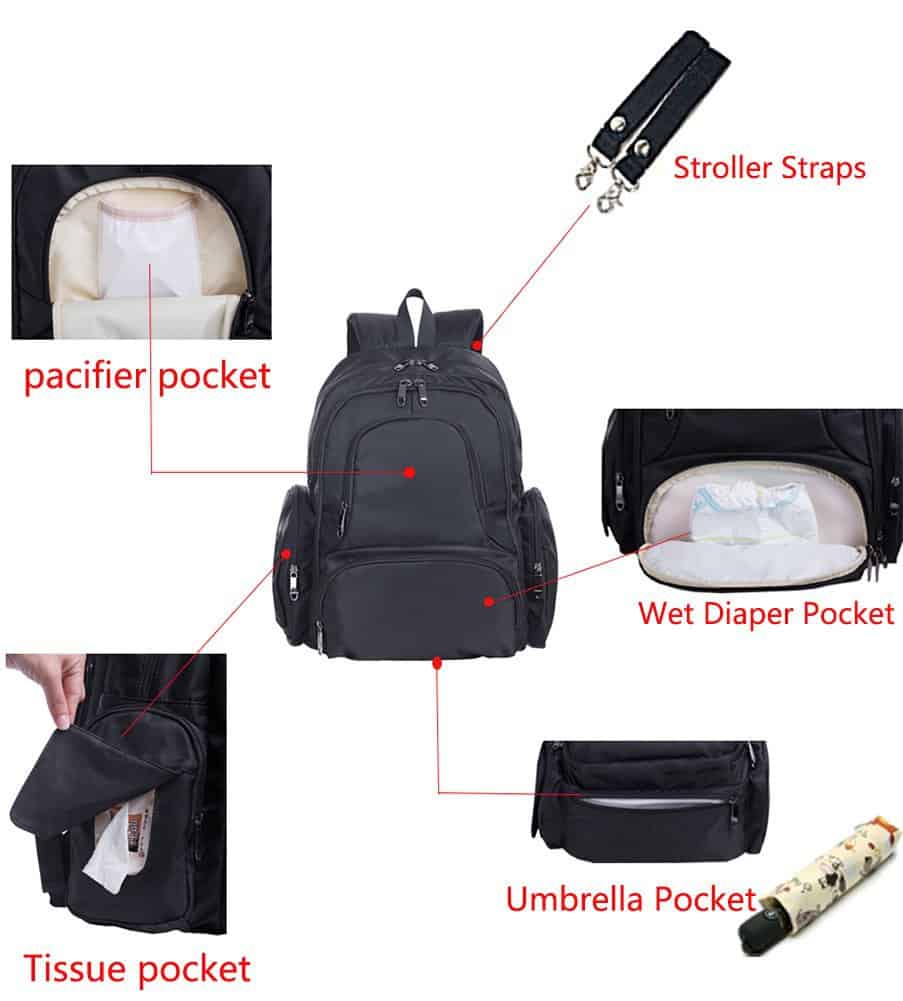 okkatots backpack diaper bag
