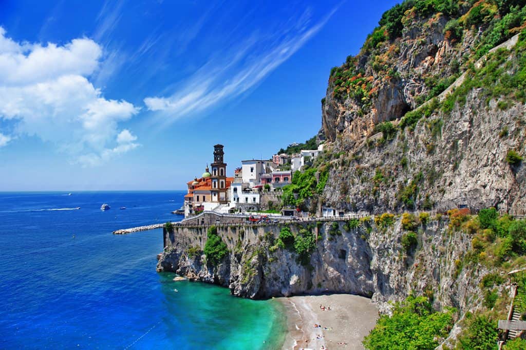 Castiglione di Ravello Beach, Amalfi Coast, Italy