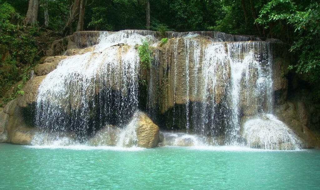 Erawan waterfall Thailand