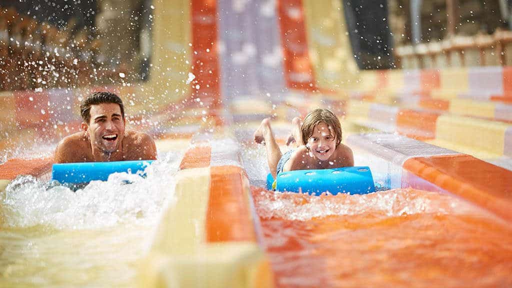 Dubai, water slides