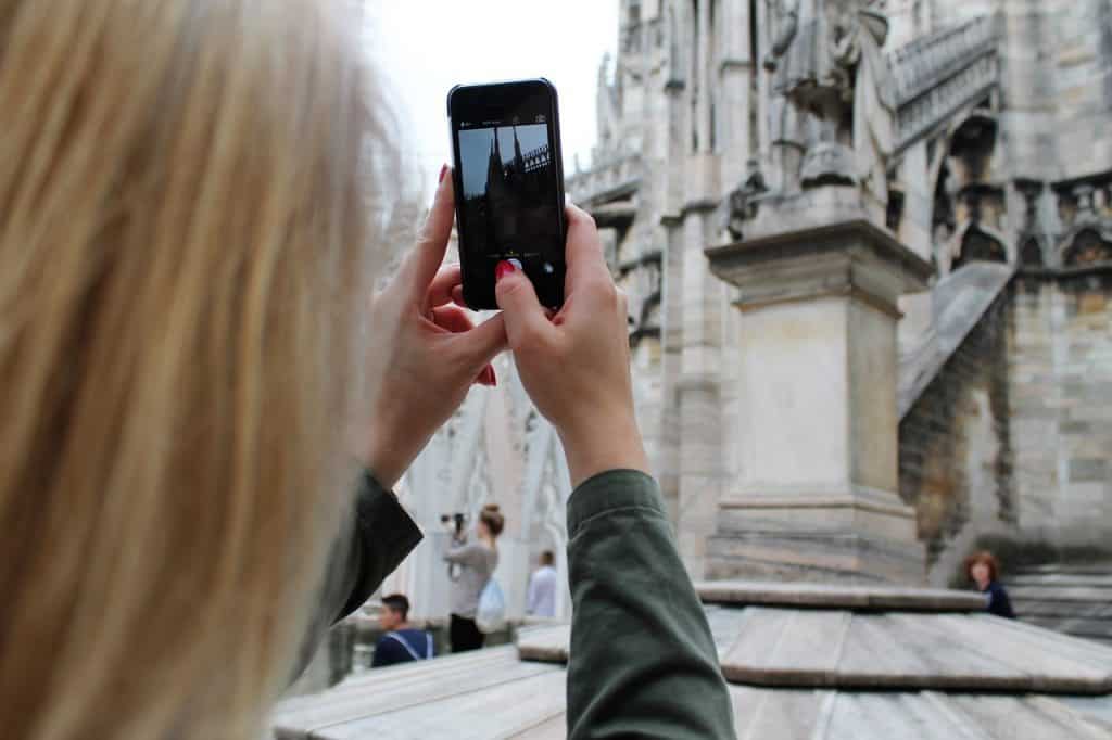 Phone whilst travelling