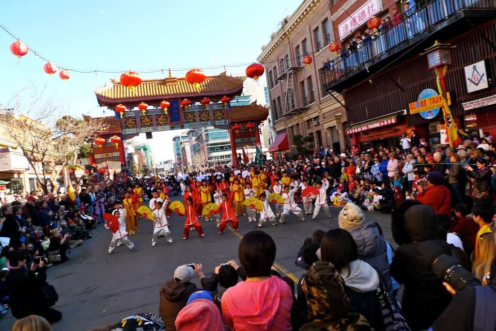 tai chi performance, Shanghai