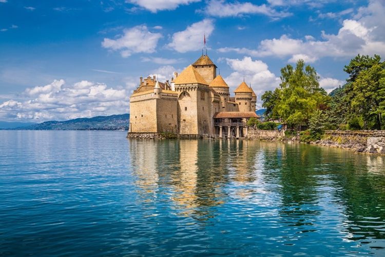 Chateau de Chillon, Most picturesque places in Switzerland