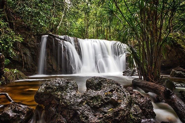 Suoi Tranh waterfall in Phu Quoc, Vietnam