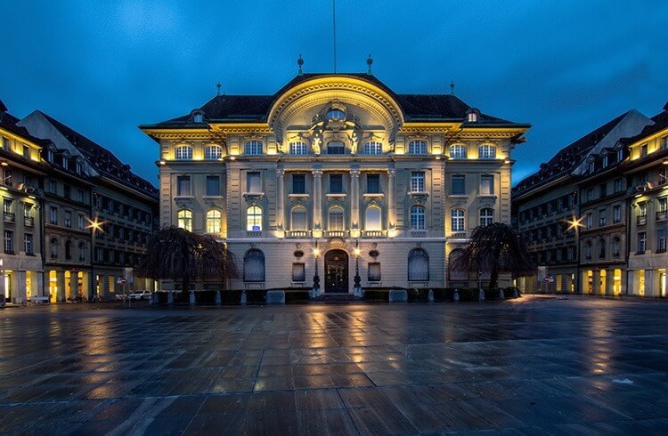 Historic building at BUndesplatz in Bern