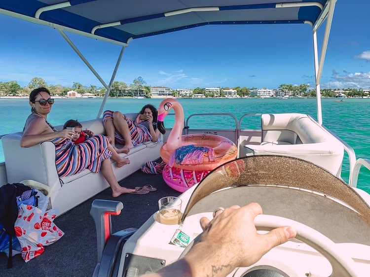 Things to do in Noosa with Kids - O Boat Hire on Noosa River in Noosaville