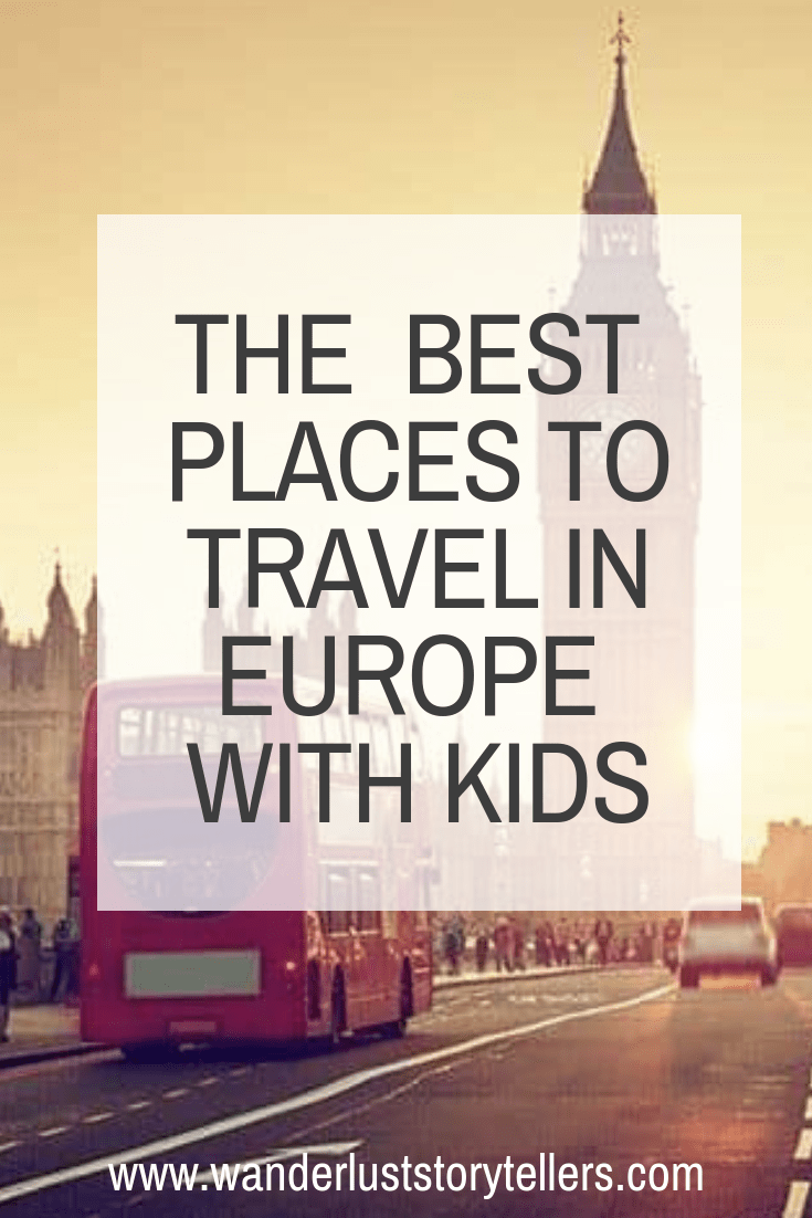 Mejores lugares para viajar en Europa con niños