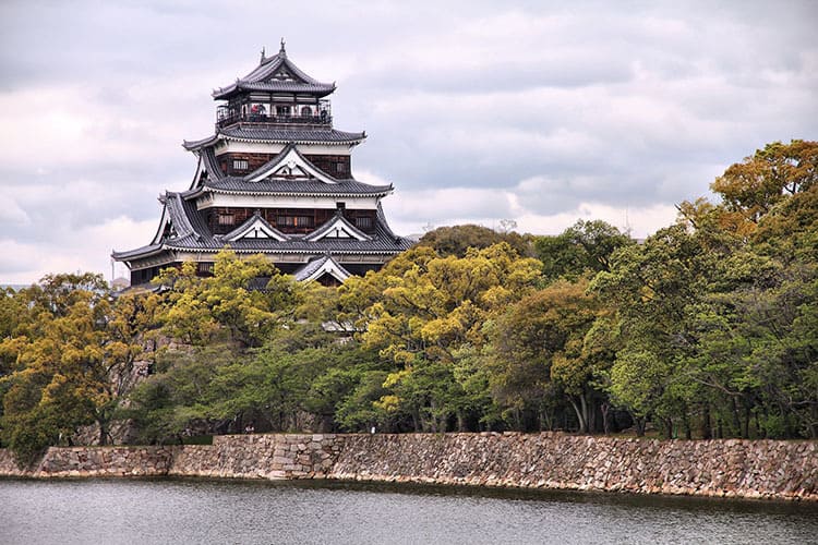 Hiroshima castle, Japan