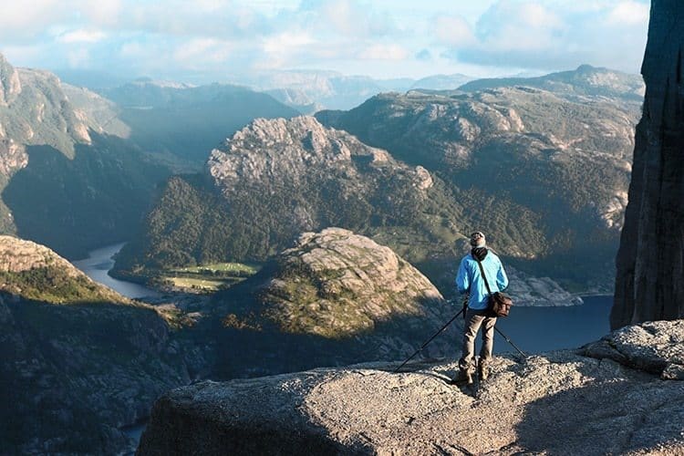 Views of Lysefjord Norway