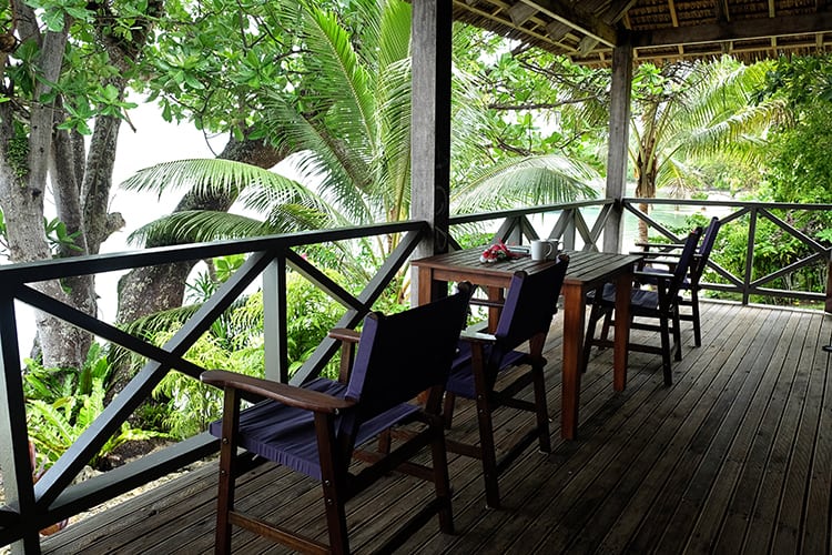 Santo Island Family Accommodation Patio