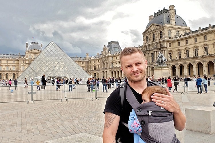 France witha Baby tips - Baby carrier