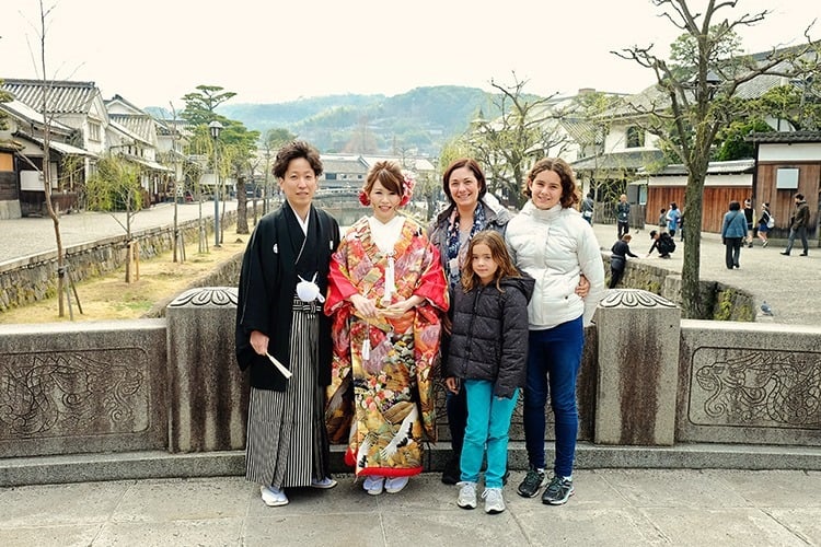Locals in Kurashiki Japan