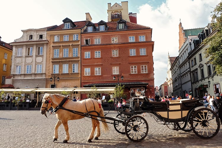 Warsaw Attractions - Horse and Carriage