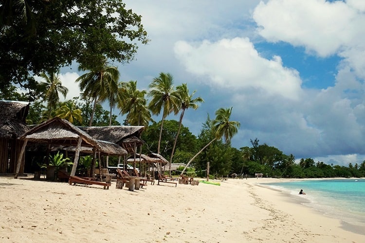 Beautiful Port Orly Beach on Santo Island