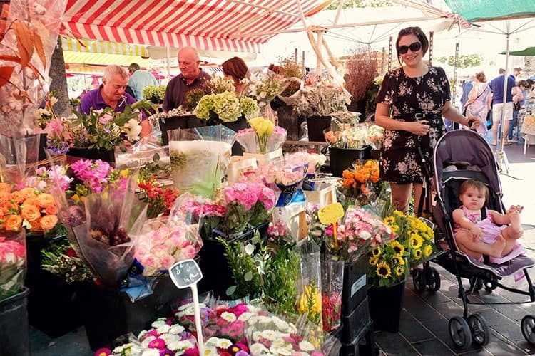 Flowers at Cours Saleya Market