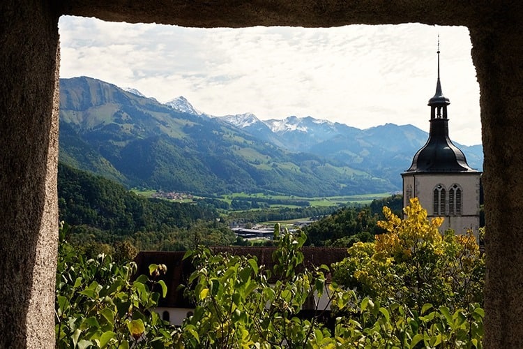 Gruyères Castle View