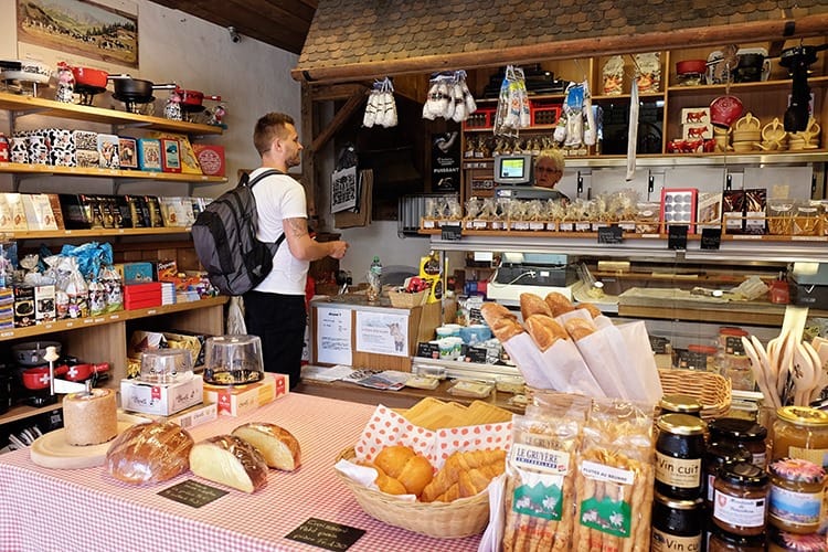 Cheese Shop Gruyères Switzerland