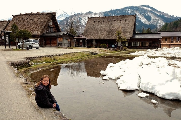 Lily in Shirakawago Village Japan