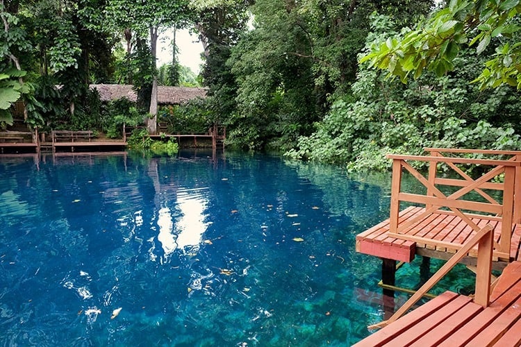 Nanda Blue Hole Santo Island Vanuatu