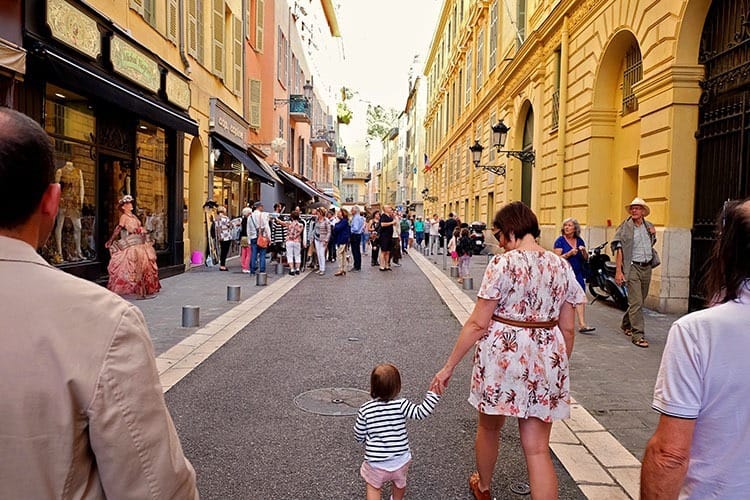 Vieille Ville in Nice France